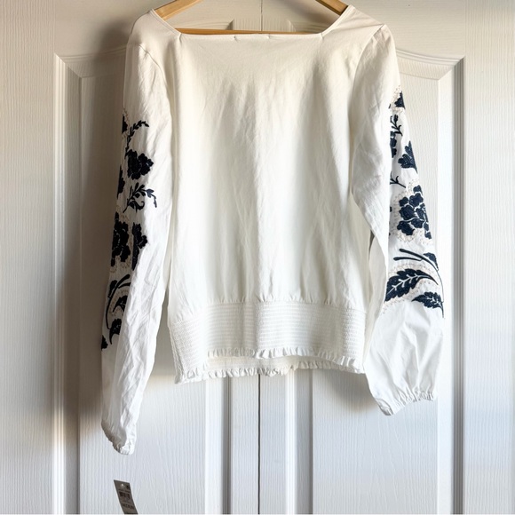 INC International Concepts Floral Embroidered Top - Picture 8 of 10